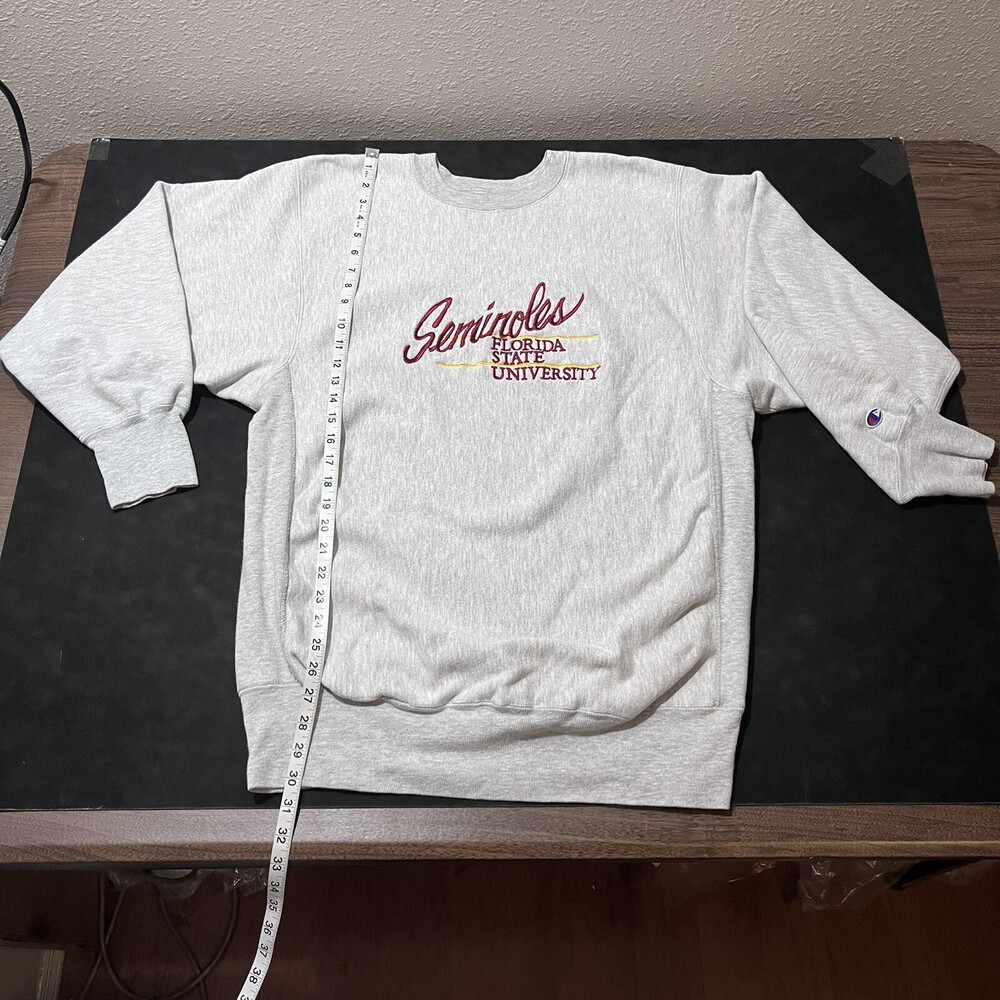 FSU Champion Reverse Weave Sweatshirt Florida State Seminoles Vintage USA 1980s